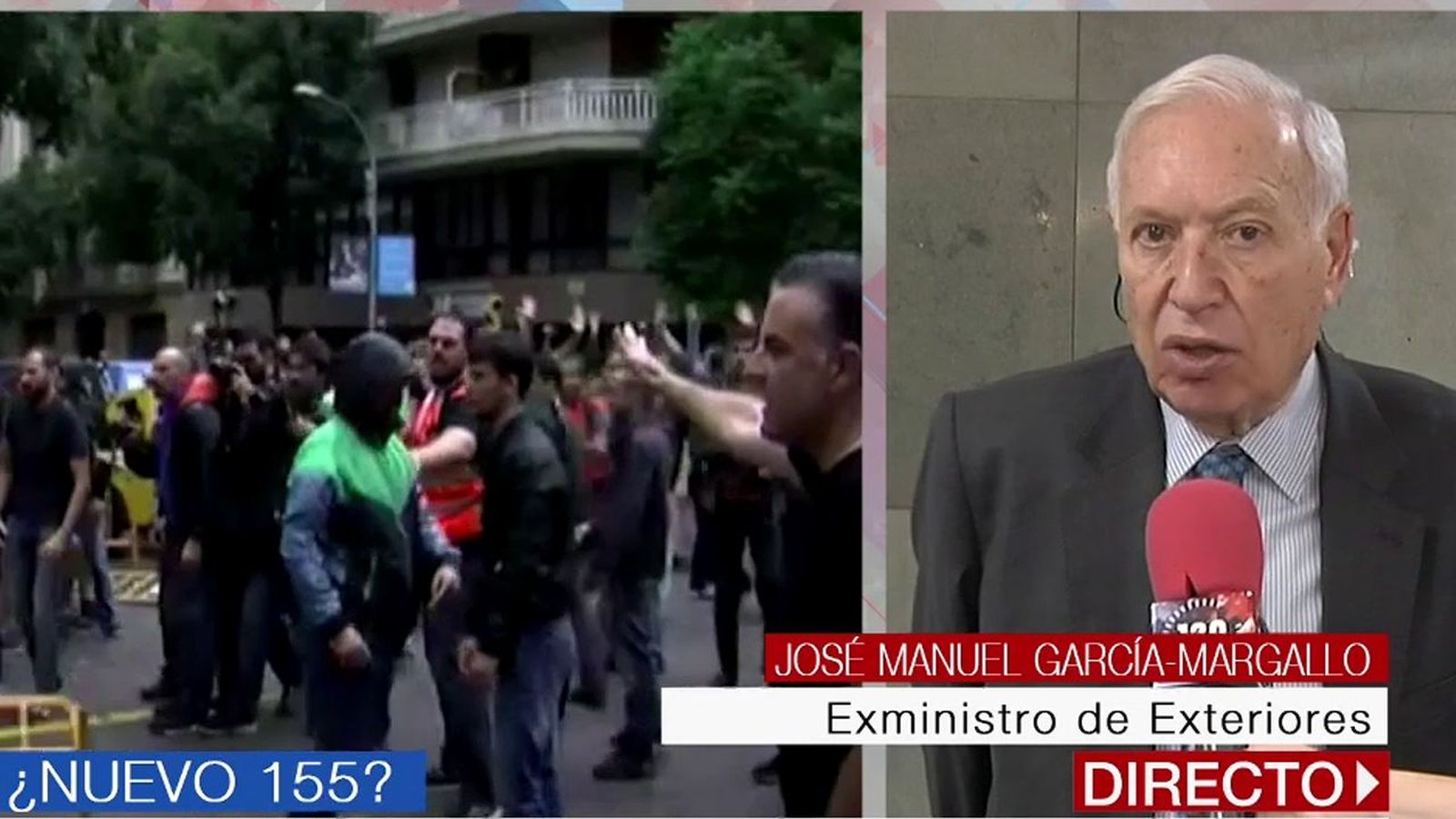García-Margallo: “Veo posible un nuevo 155”
