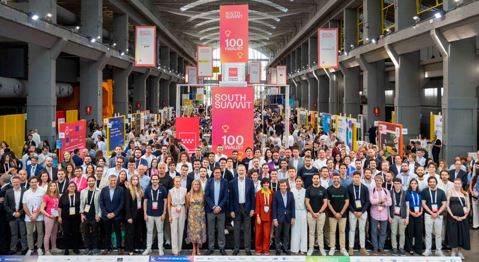 El Rey con los participantes e invitados del South Summit