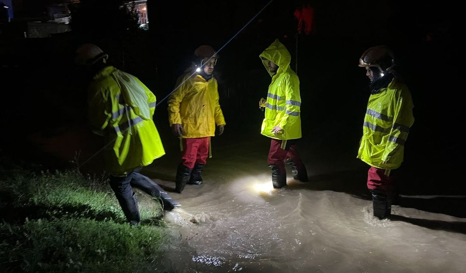 Casas inundadas en Coslada por las lluvias de la borrasca Bernard