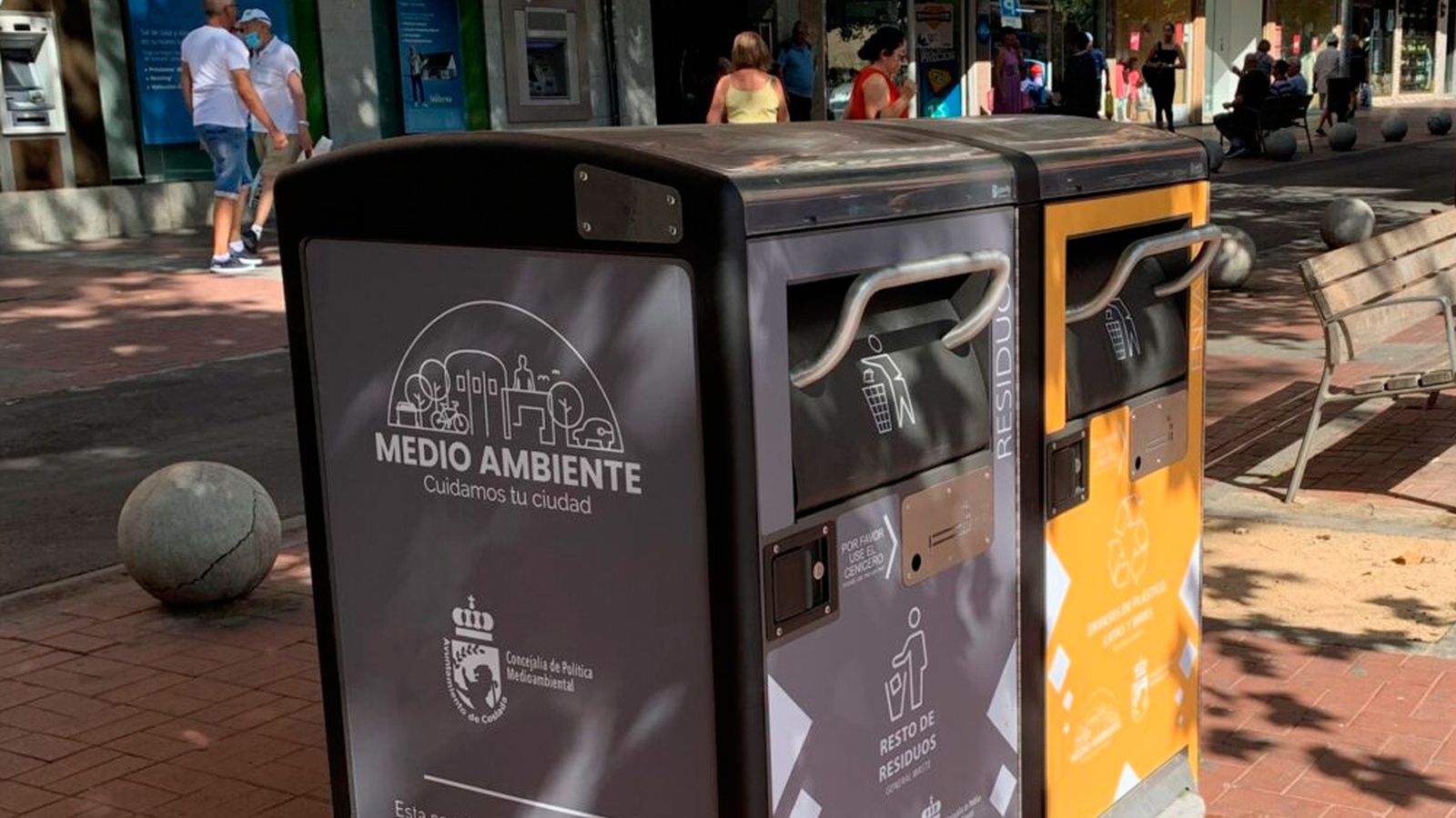 Papeleras inteligentes en Coslada