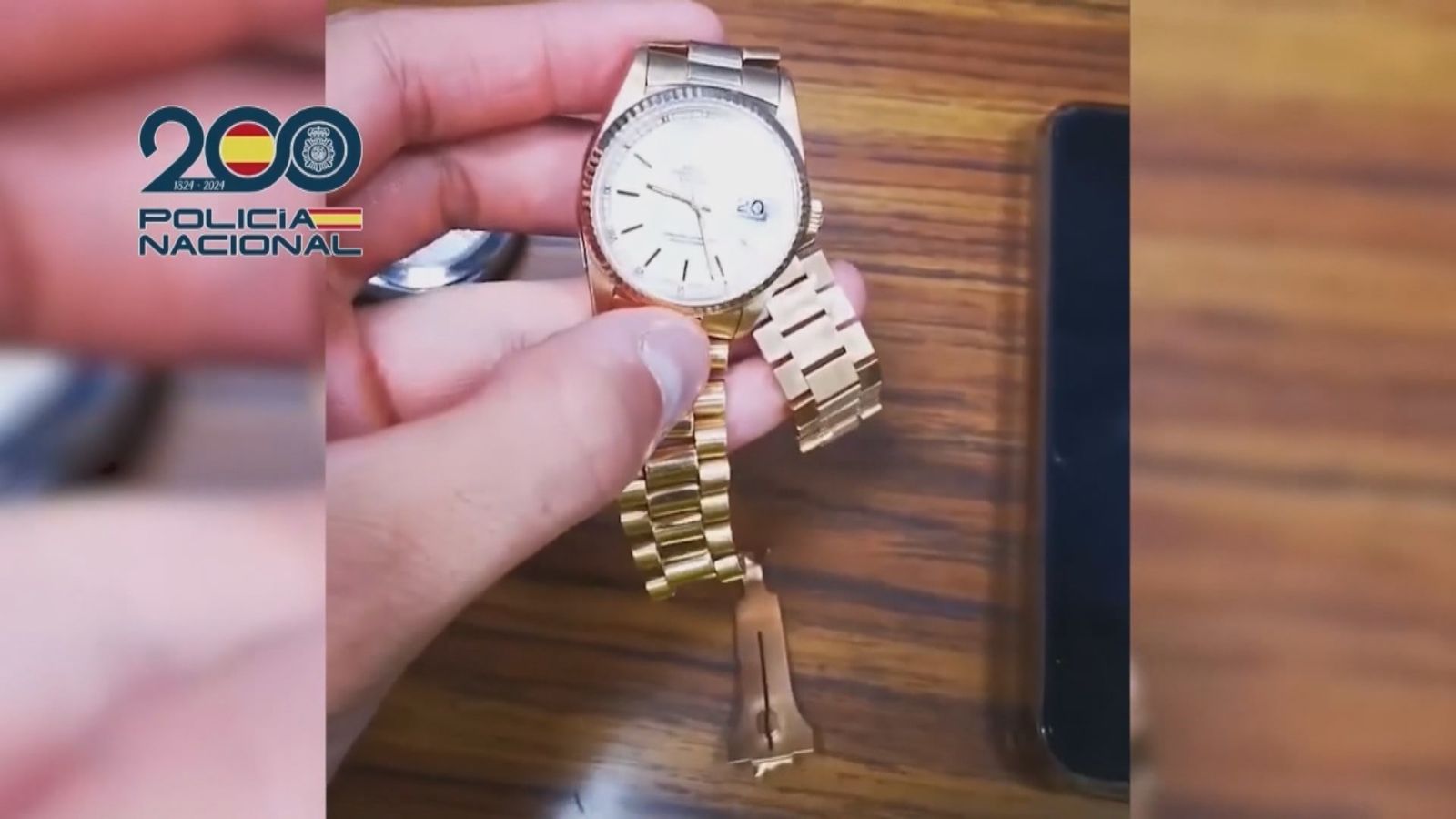 De Napoles a Madrid para robar relojes de lujo