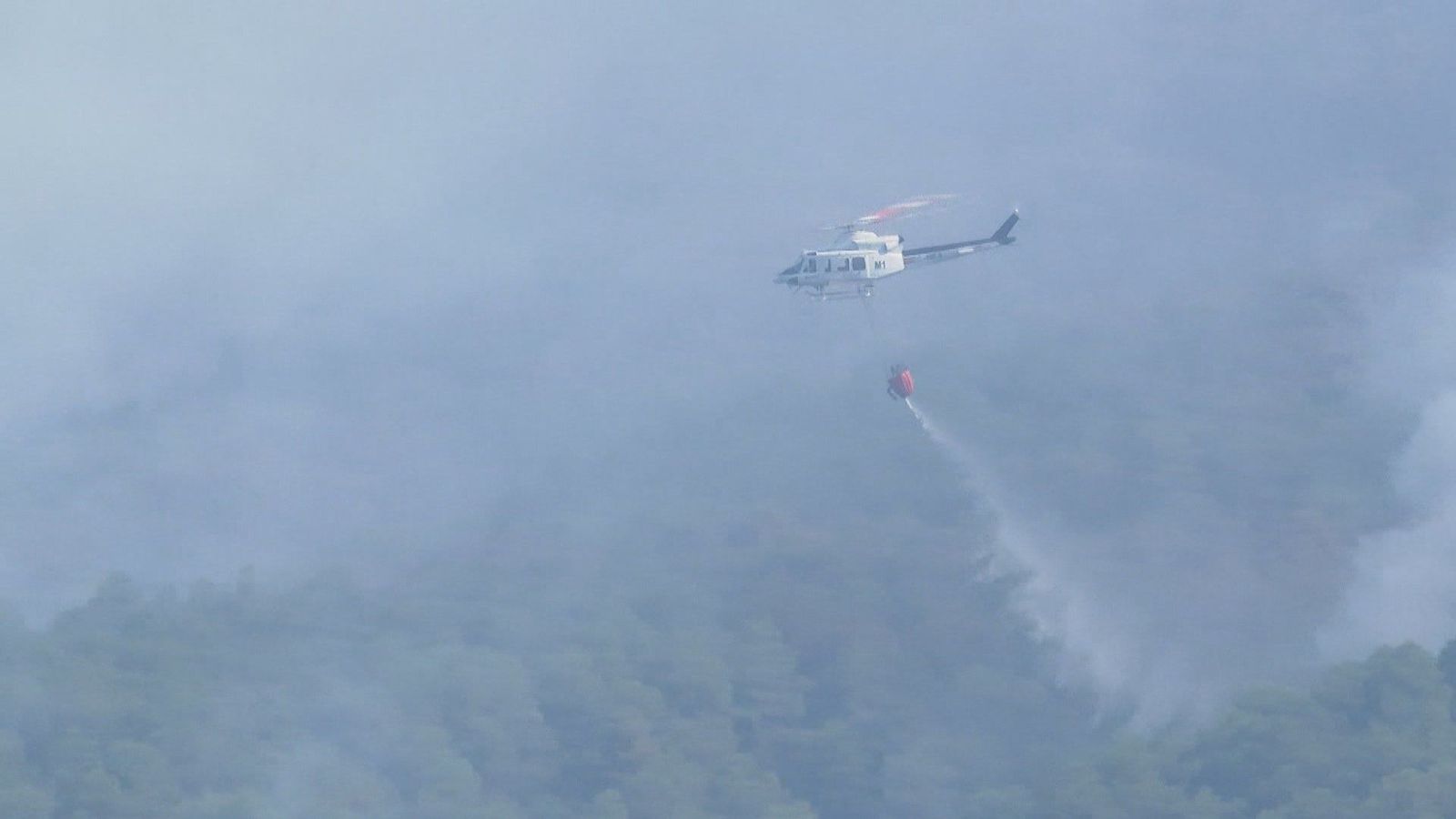 Estabilizado el incendio de Huesca, el de Málaga controlado