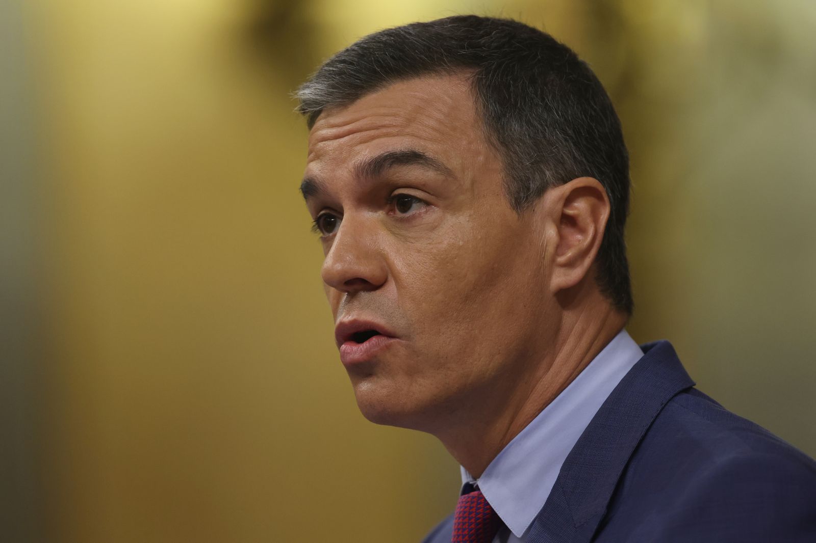 Pedro Sánchez, durante una de sus intervenciones en el Debate del Estado de la Nación