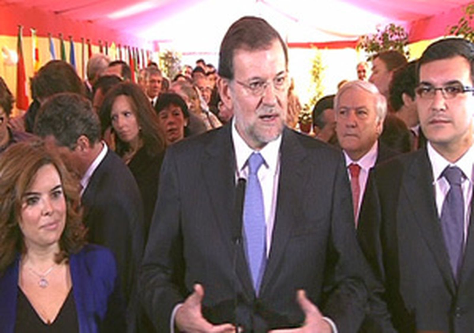 Declaraciones de Rajoy el día de la Constitución