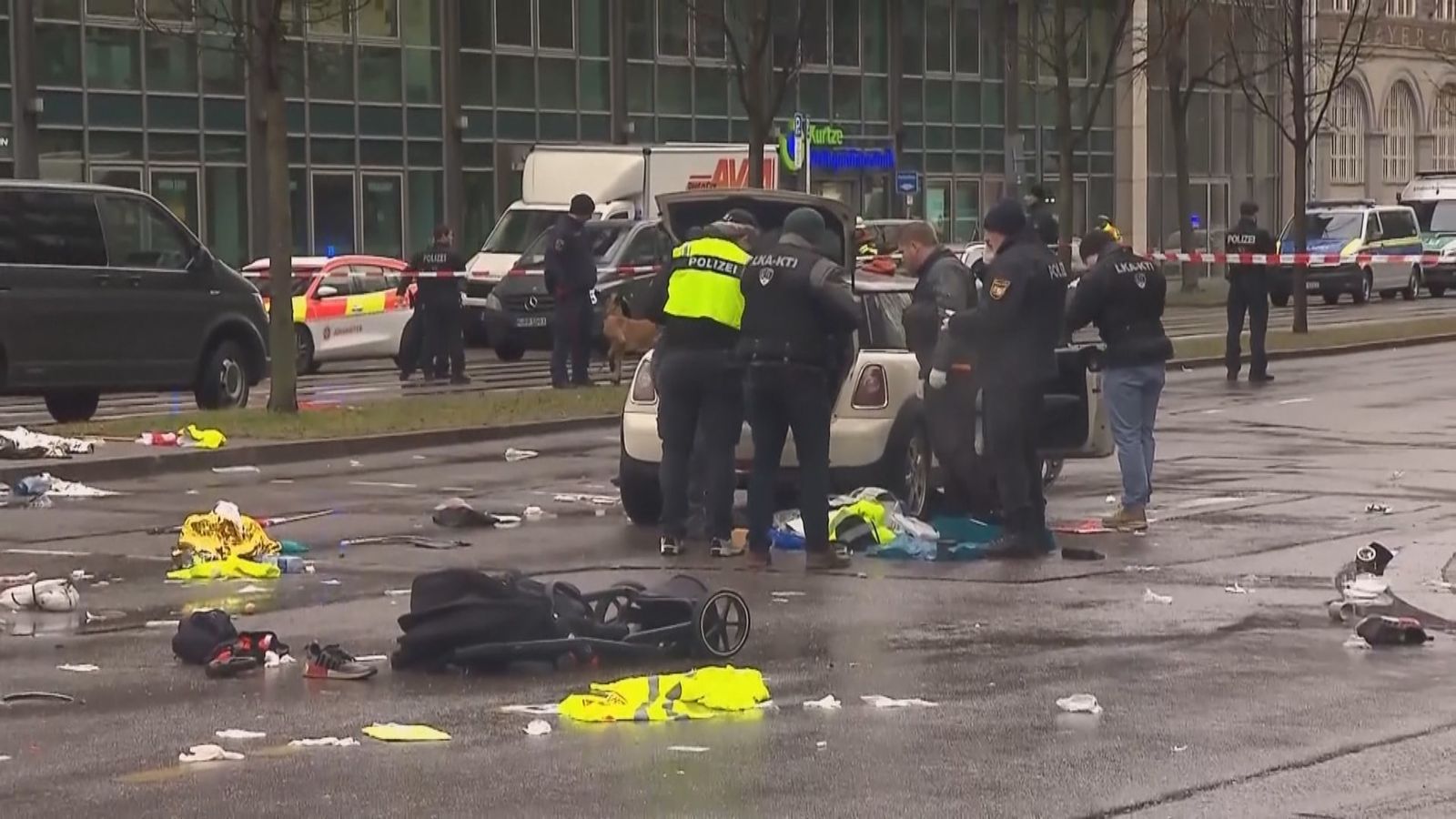 Atropello múltiple en Munich con heridos