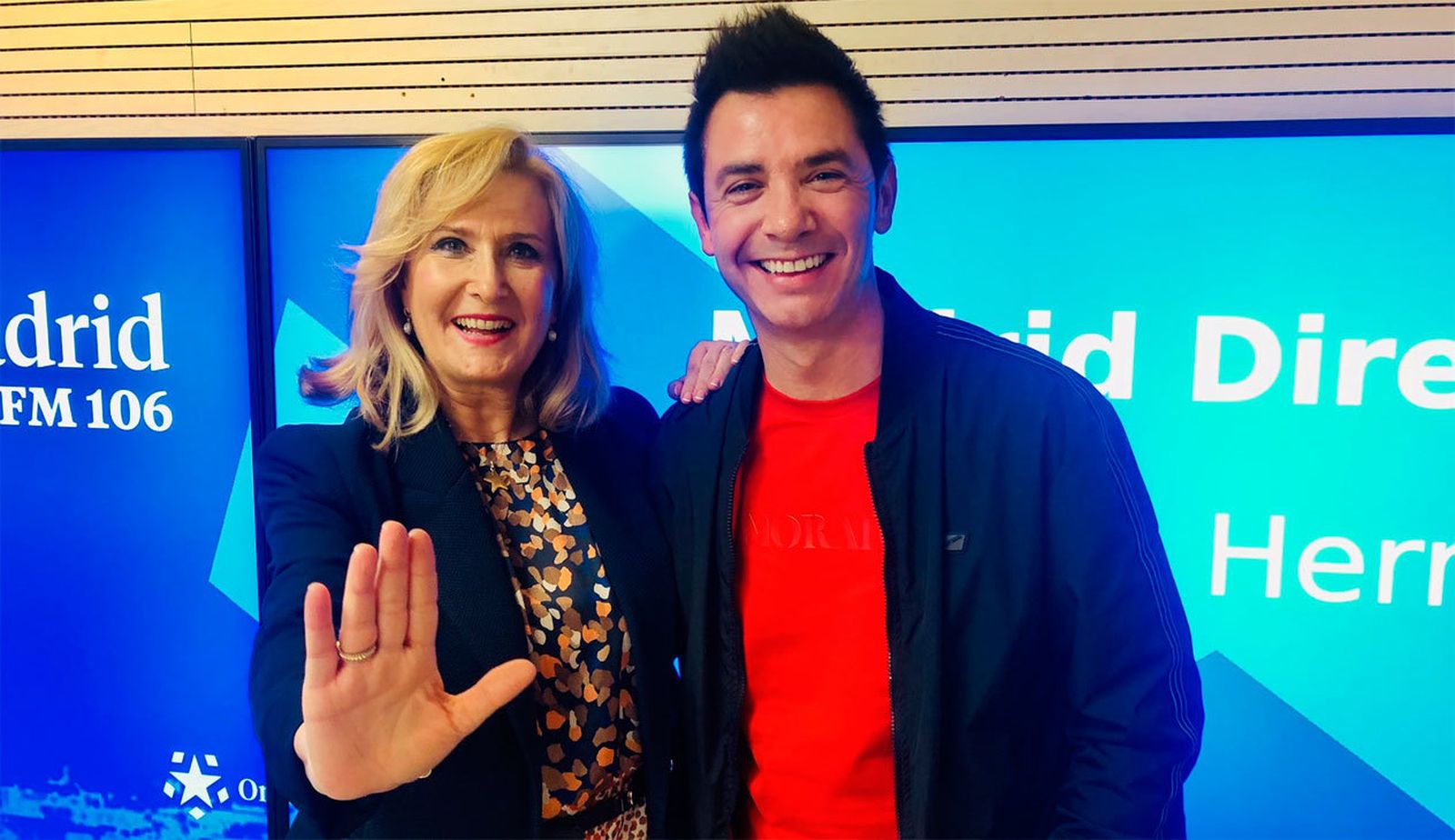 Nieves Herrero con David Civera