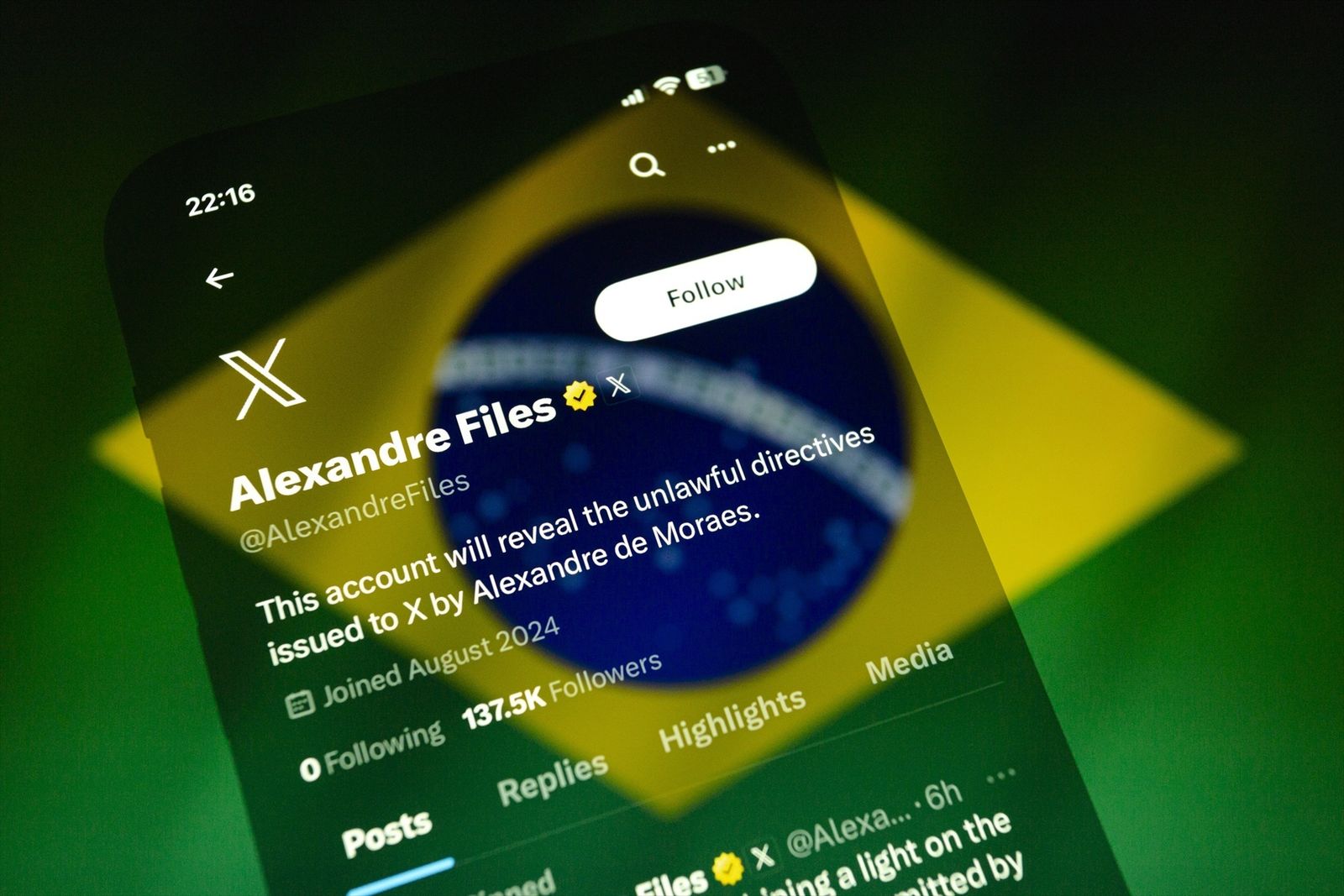 La justicia de Brasil bloquea X