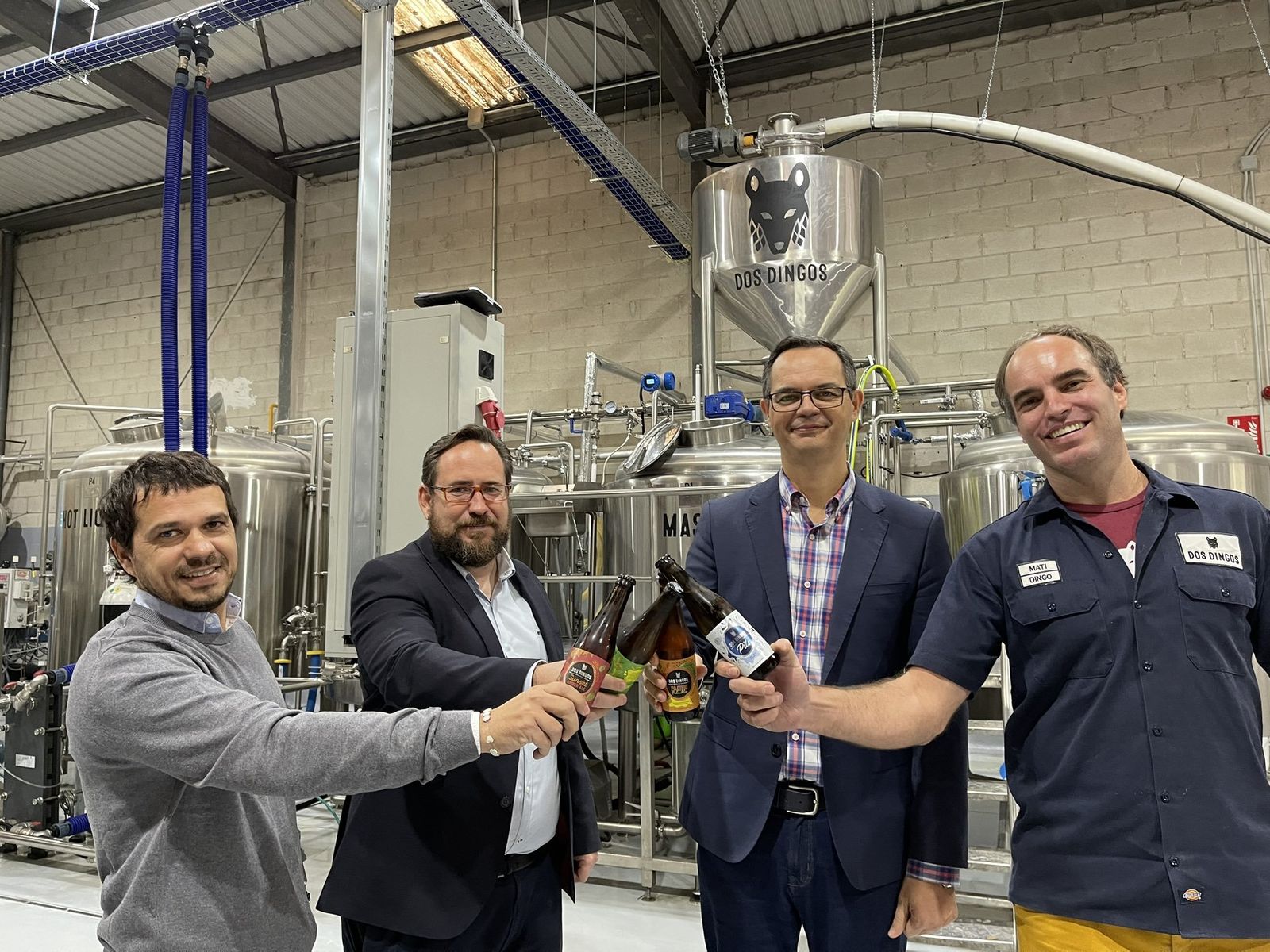Inauguración de la fábrica de cerveza de Paracuellos