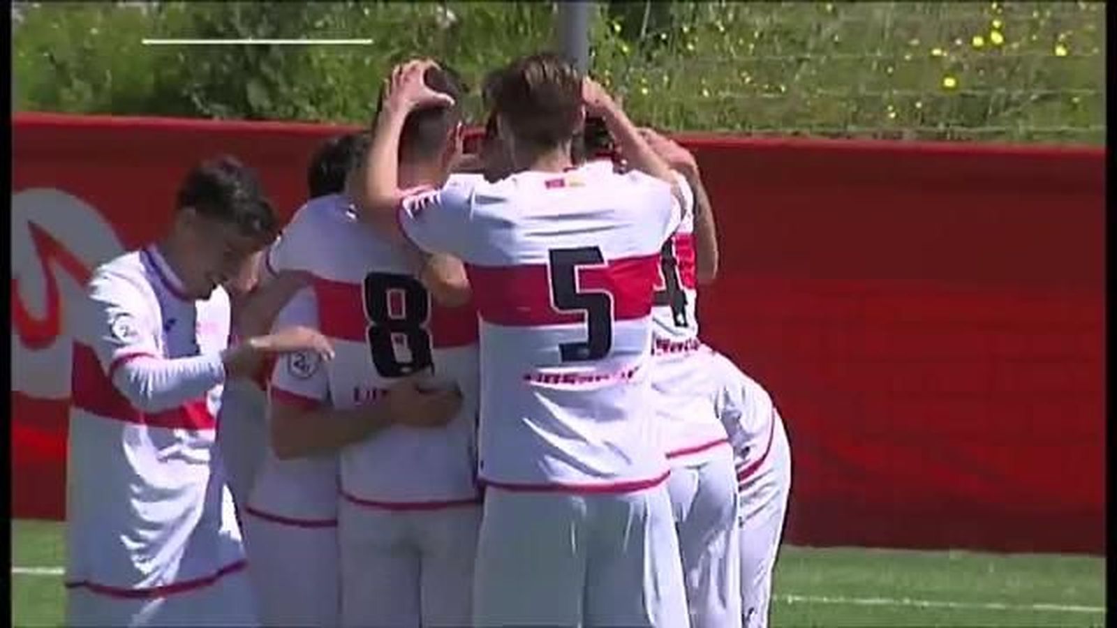 Gol de Agüero, del Sanse, frente al Castilla (2-1)
