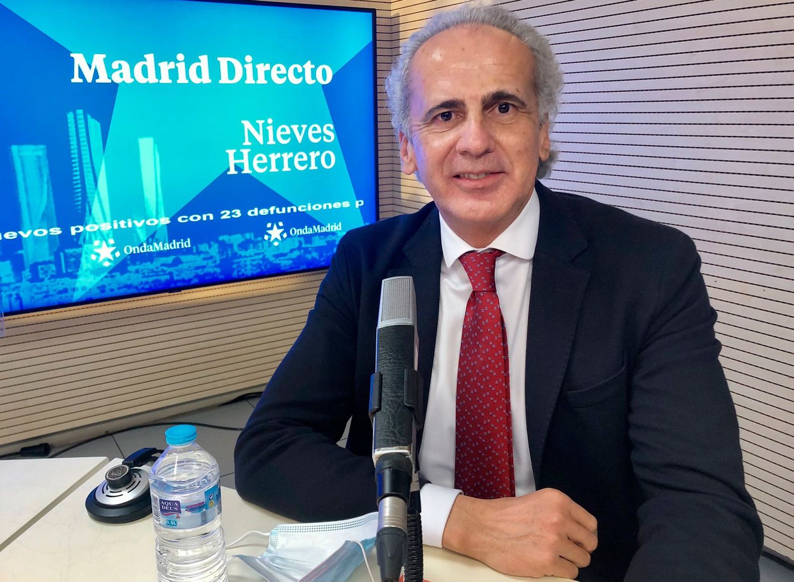 Ruiz Escudero se emociona en Onda Madrid al repasar los dos años de crisis sanitaria