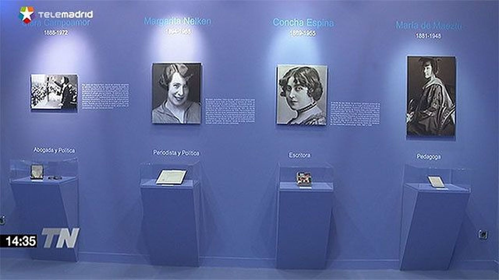 Botella inaugura en el Centro Cultural Galileo dos exposiciones sobre mujeres pioneras