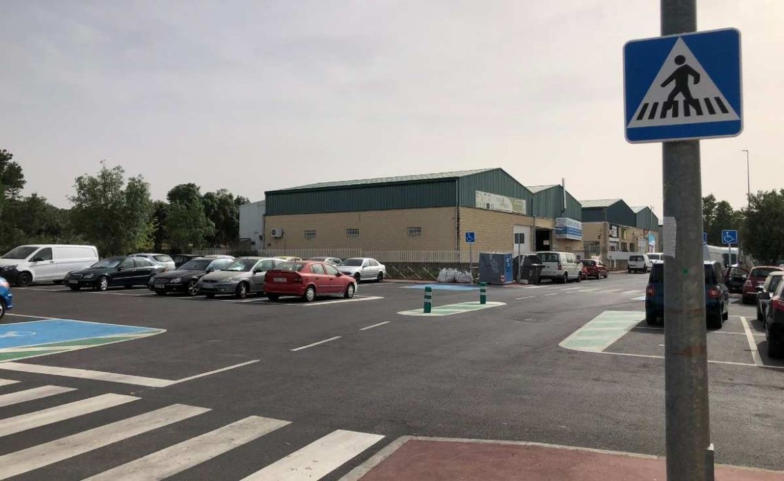 Polígono industrial La Encinilla, en Moralzarzal