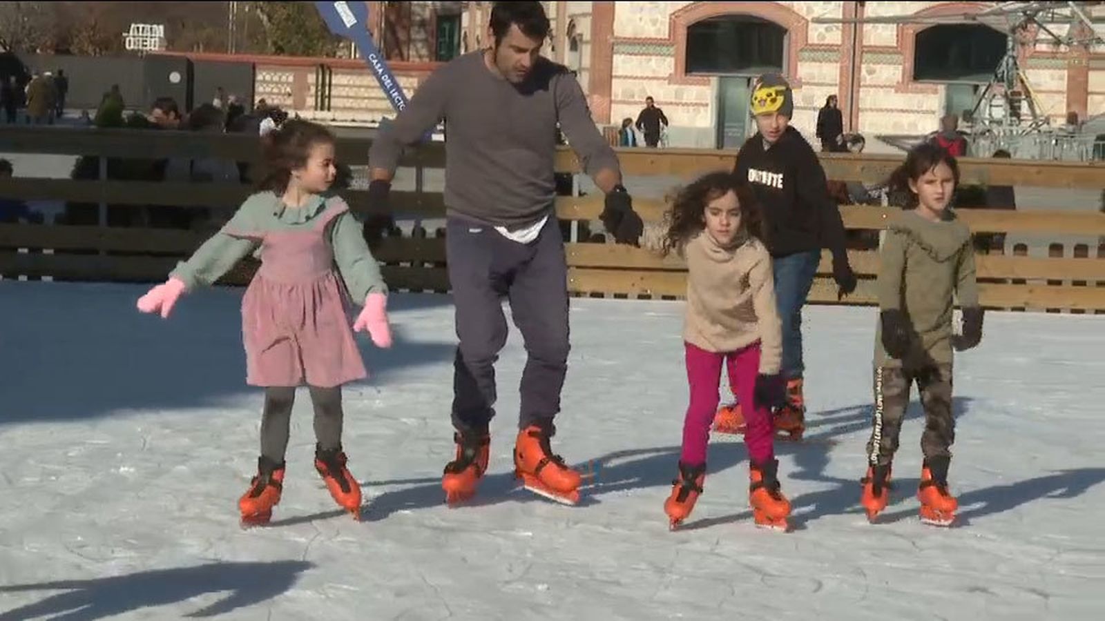 Pista de hielo en Matadero Madrid
