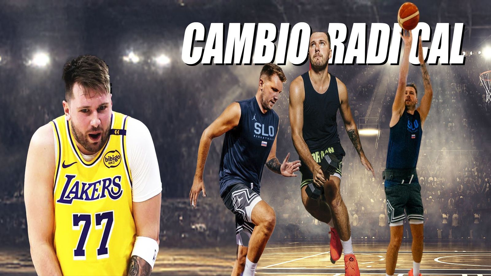 El cambio radical del físico de Doncic