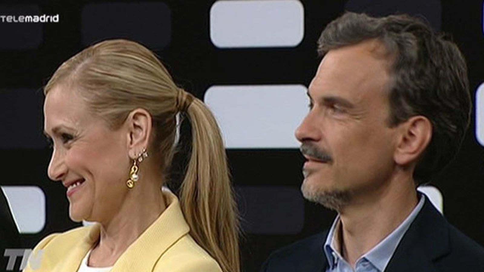 Cristina Cifuentes y Juan Manuel López
