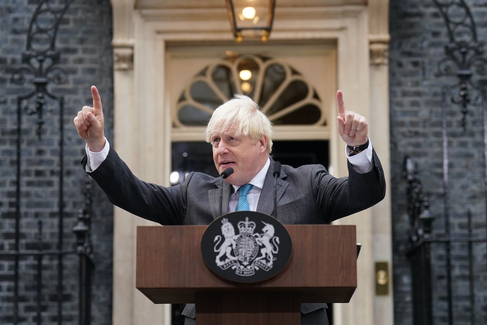 Boris Johnson en 10 Downing Street