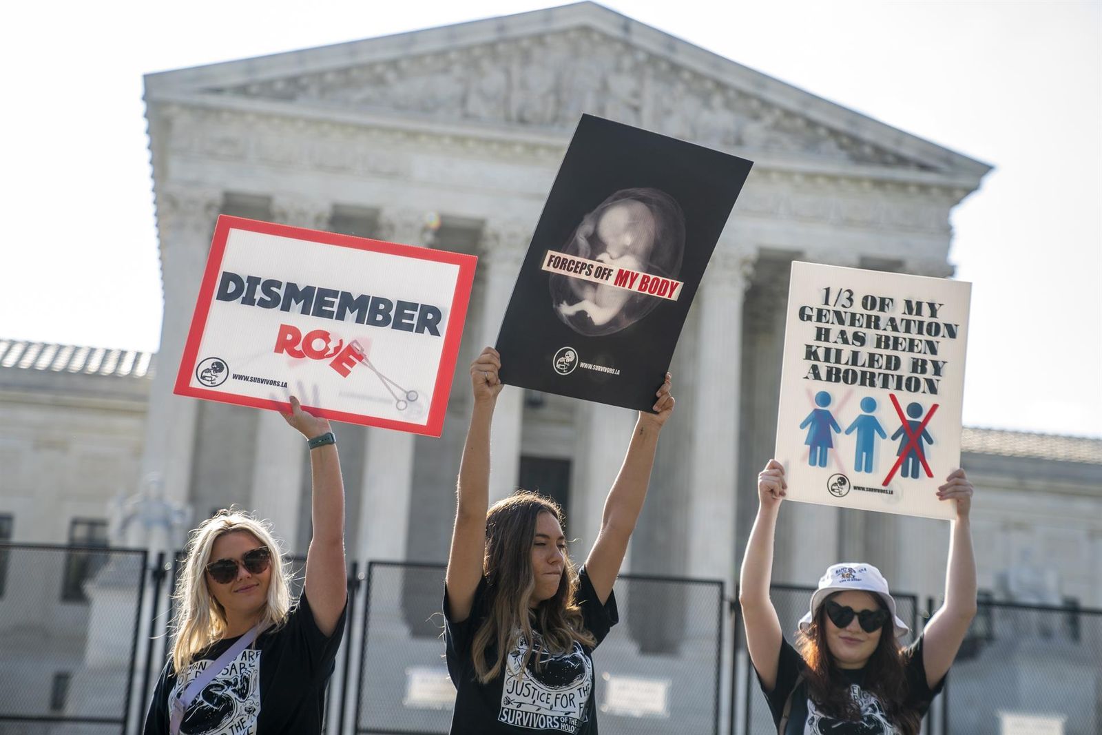 Antiabortistas ante el Tribunal Supremo de EEUU