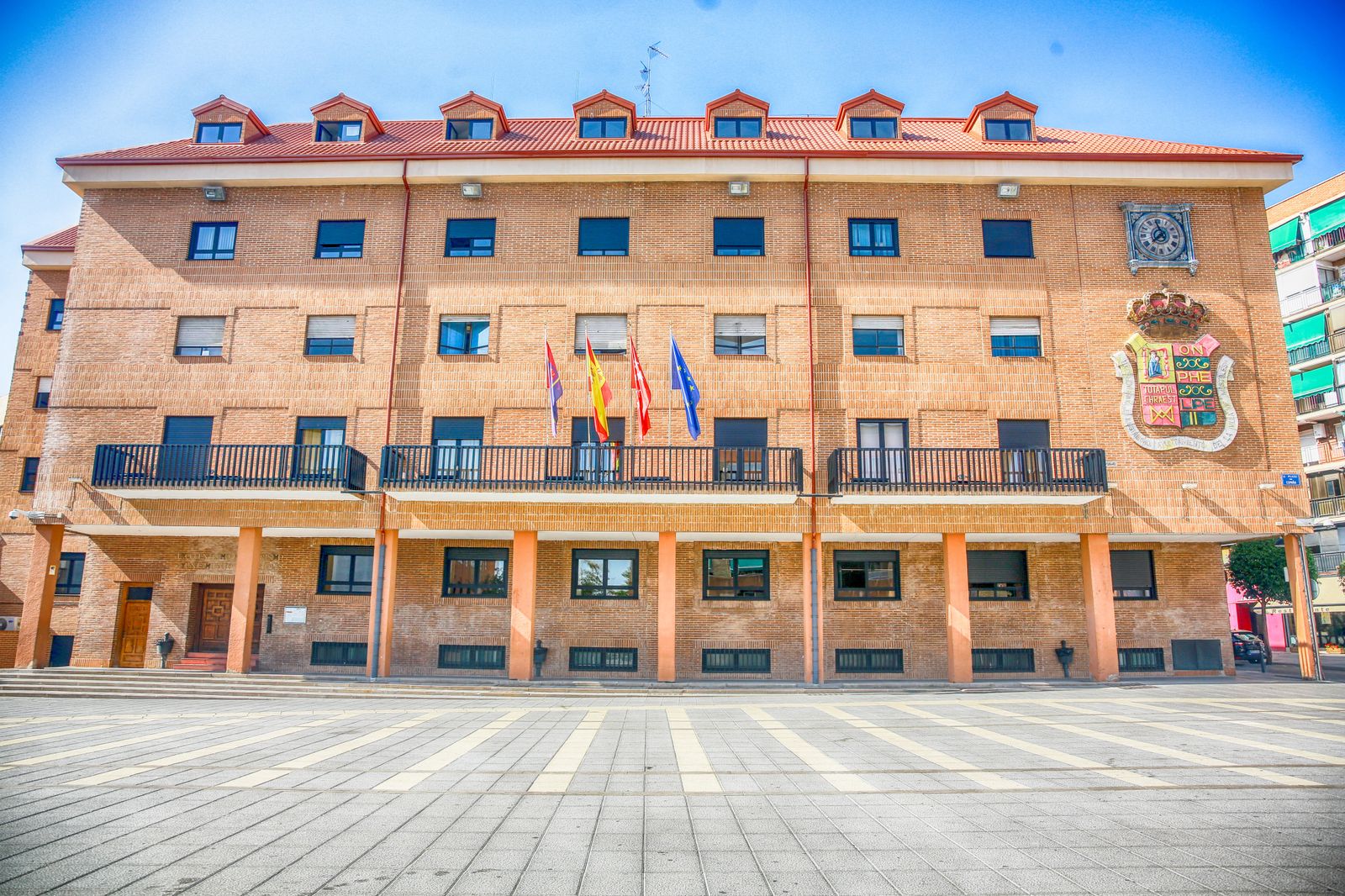 Fachada del Ayuntamiento de Móstoles