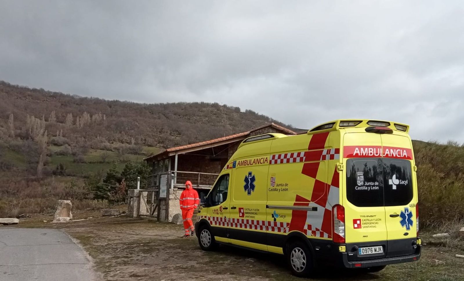 Ambulancia del Servicio de Emergencias Sanitarias de Castilla y León