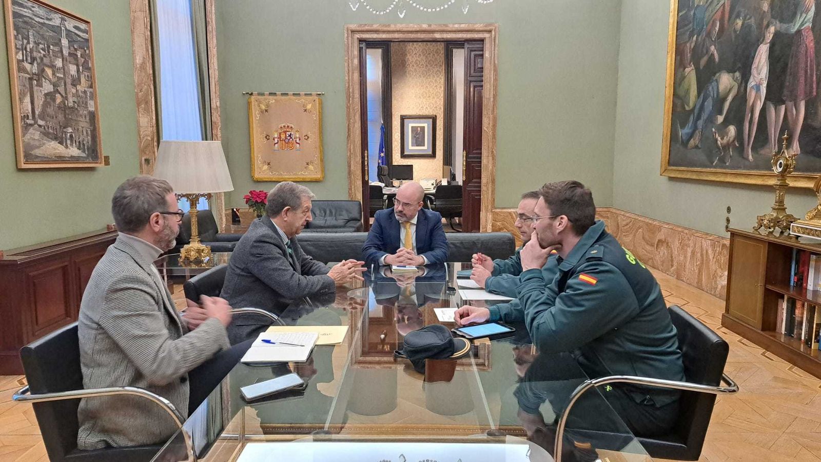 Reunión entre Delegación del Gobierno y Ayuntamiento de Villanueva de la Cañada