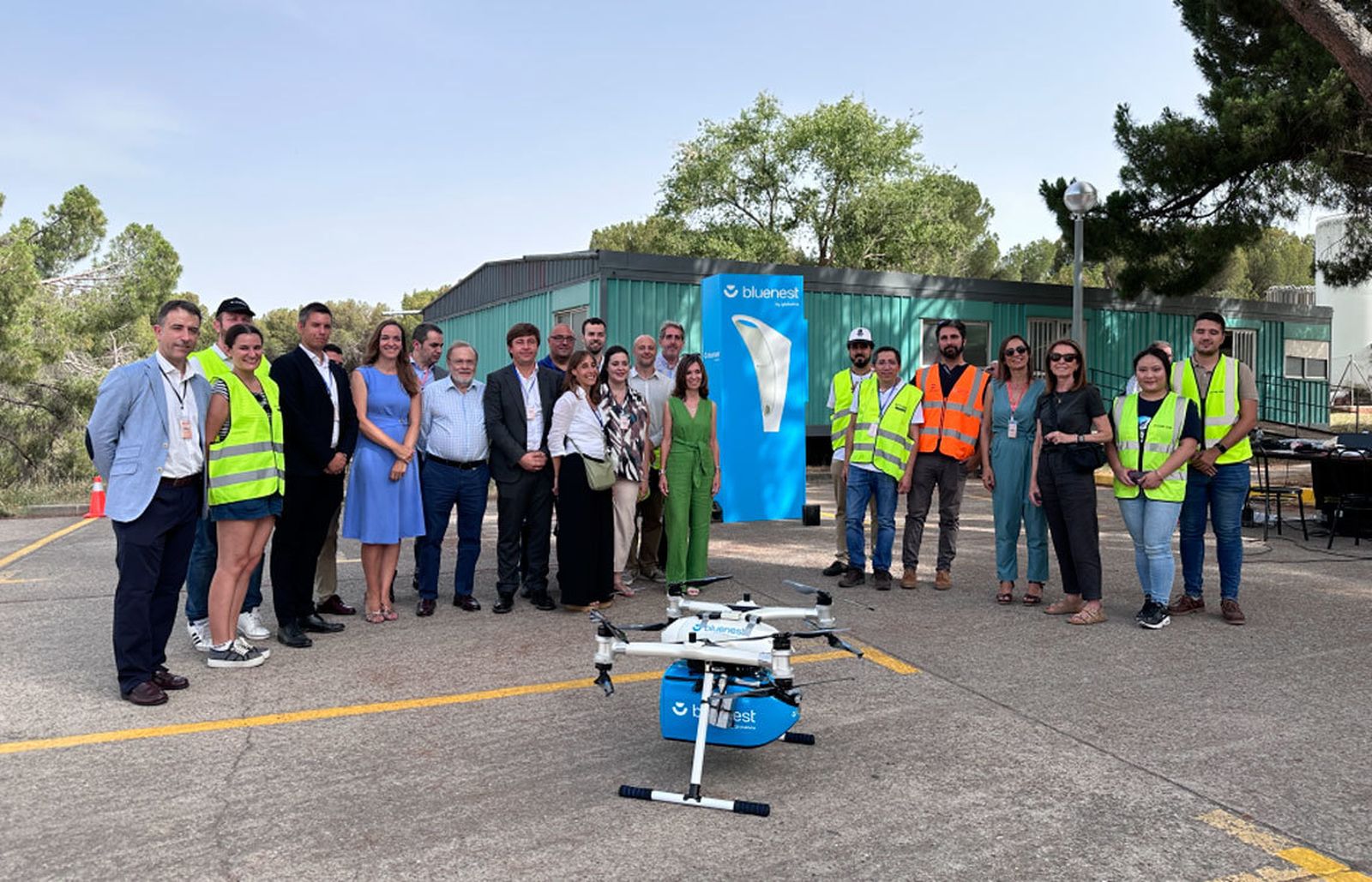 El Hospital de Cantoblanco acoge con éxito el primer vuelo con dron para el transporte de material sanitario