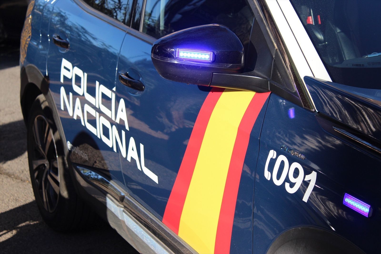Vehículo de Policía Nacional