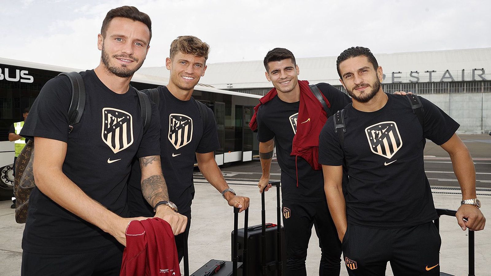 El Atlético viaja a Alemania sin Giménez, Savic, Lemar y Reguilón