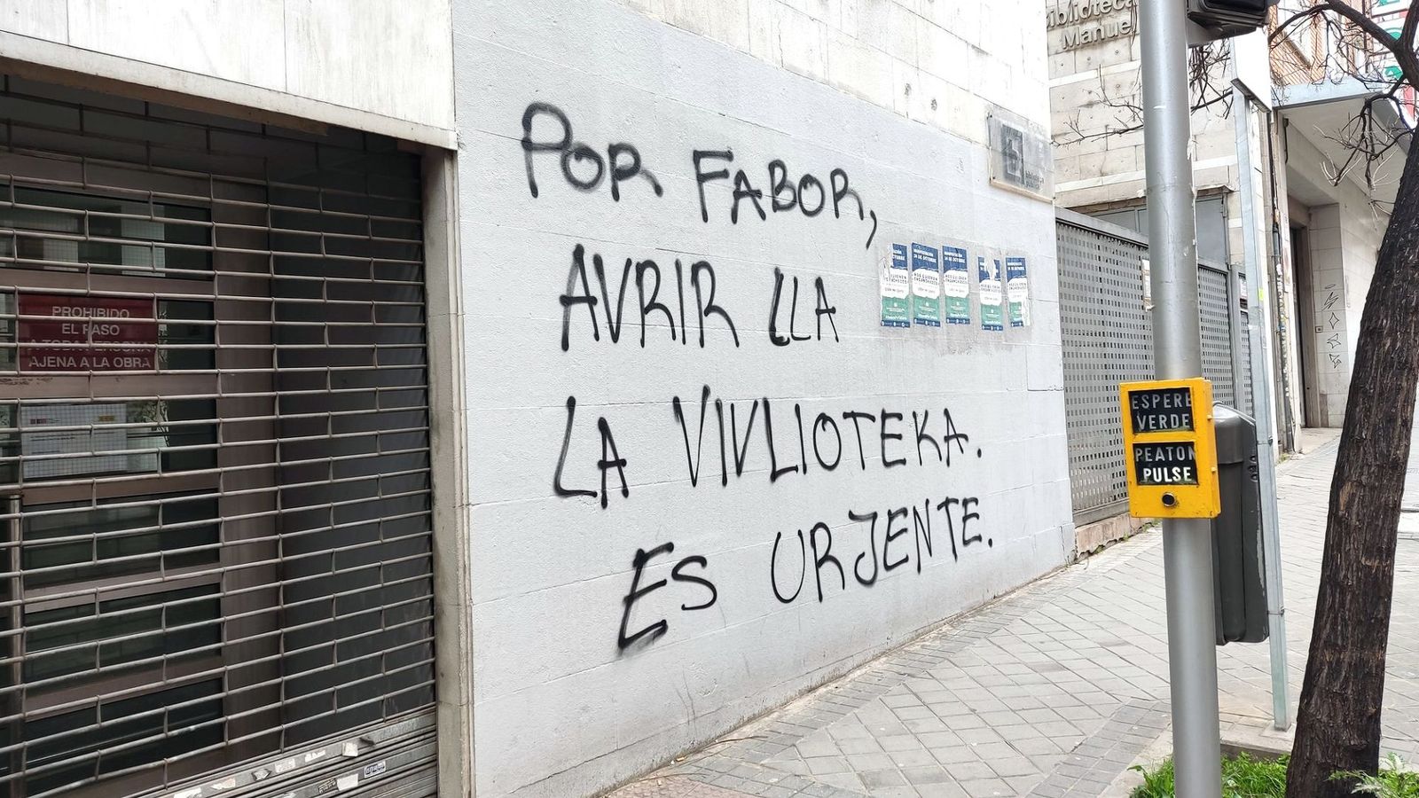 Los vecinos del barrio de La Guindalera denuncian llevar tres años sin biblioteca
