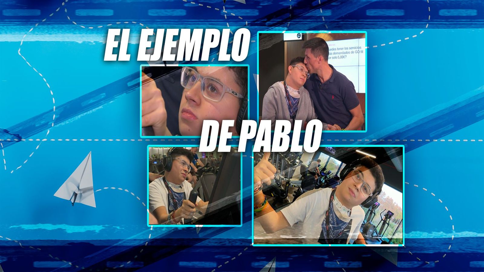 Pablo Gullón, el deporte le ayuda a mejorar en el día a día
