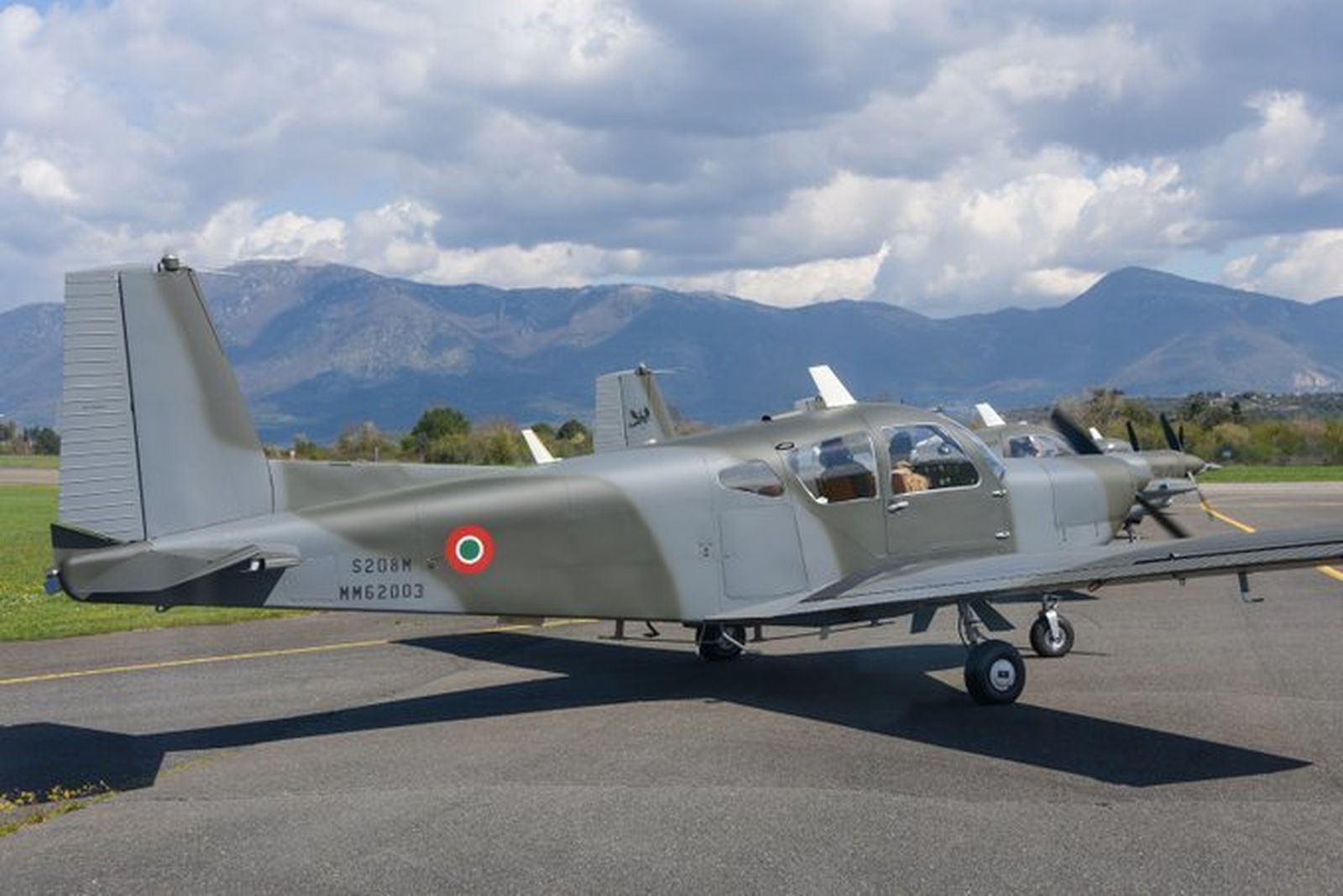 Avión similar a los siniestrados en el accidente de Guidonia