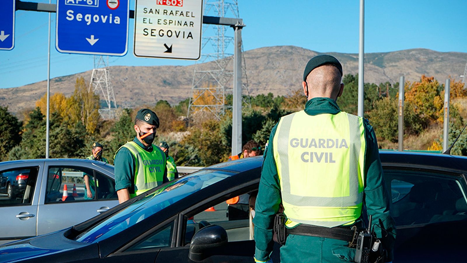 Control de la Guardia Civil de Tráfico