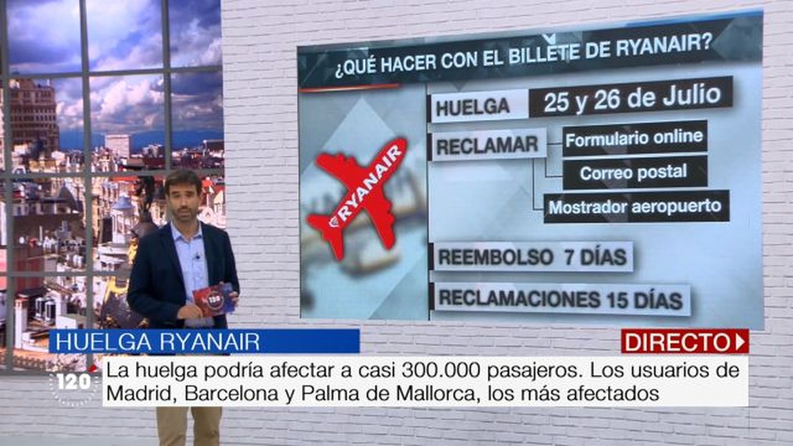 ¿Qué deben hacer los afectados por la huelga de Ryanair?