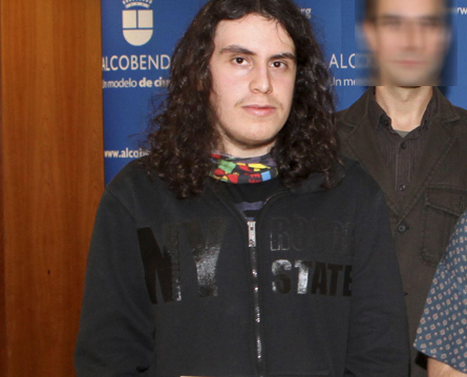 Daniel Virseda González, en unos premios dados por el Ayuntamiento de Alcobendas en 2013