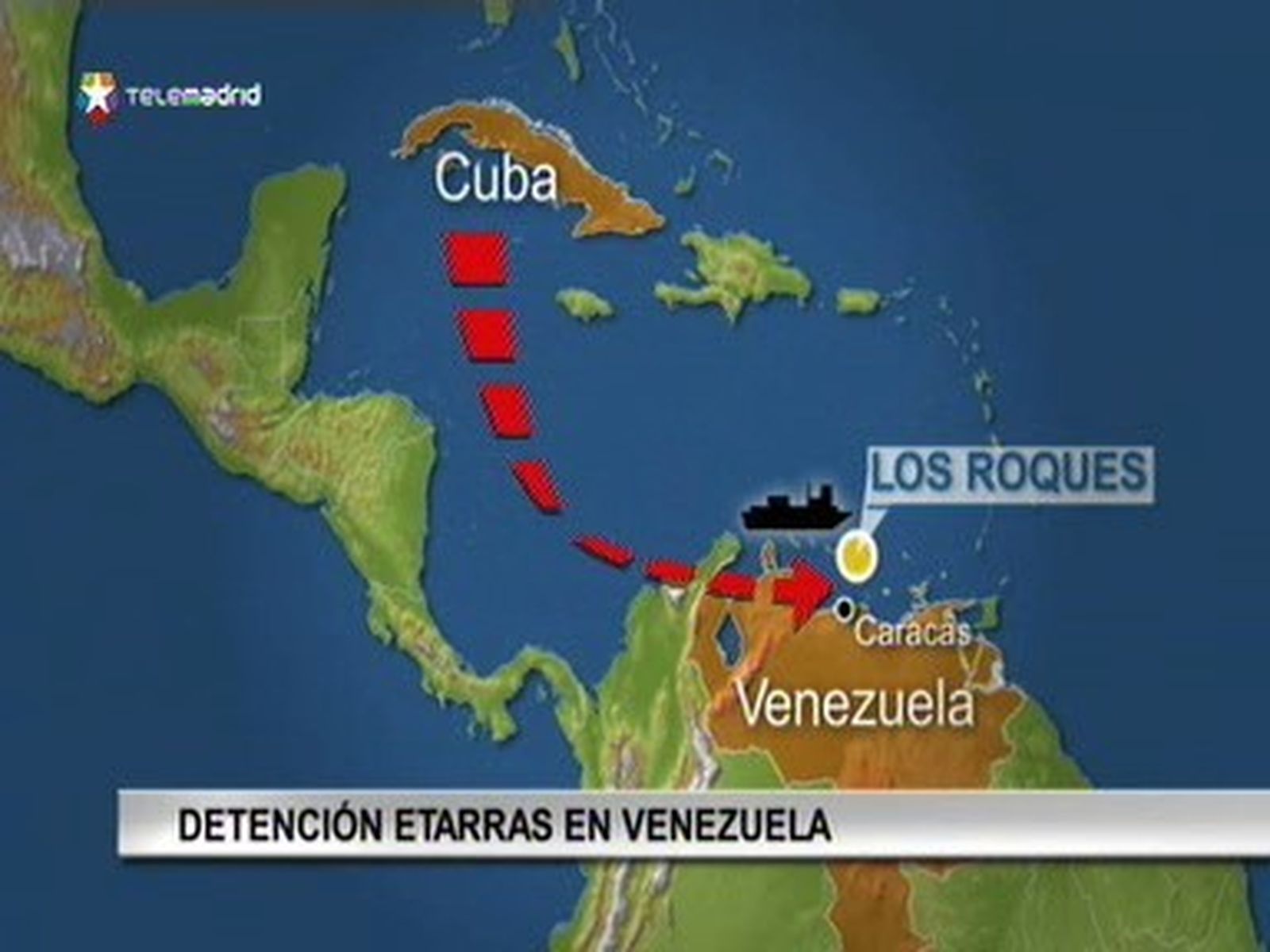 Venezuela detiene a tres históricos etarras tras  encallar el barco en el que huían de Cuba como 'balseros'