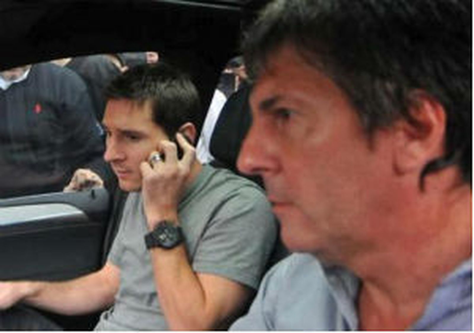 Messi y su padre