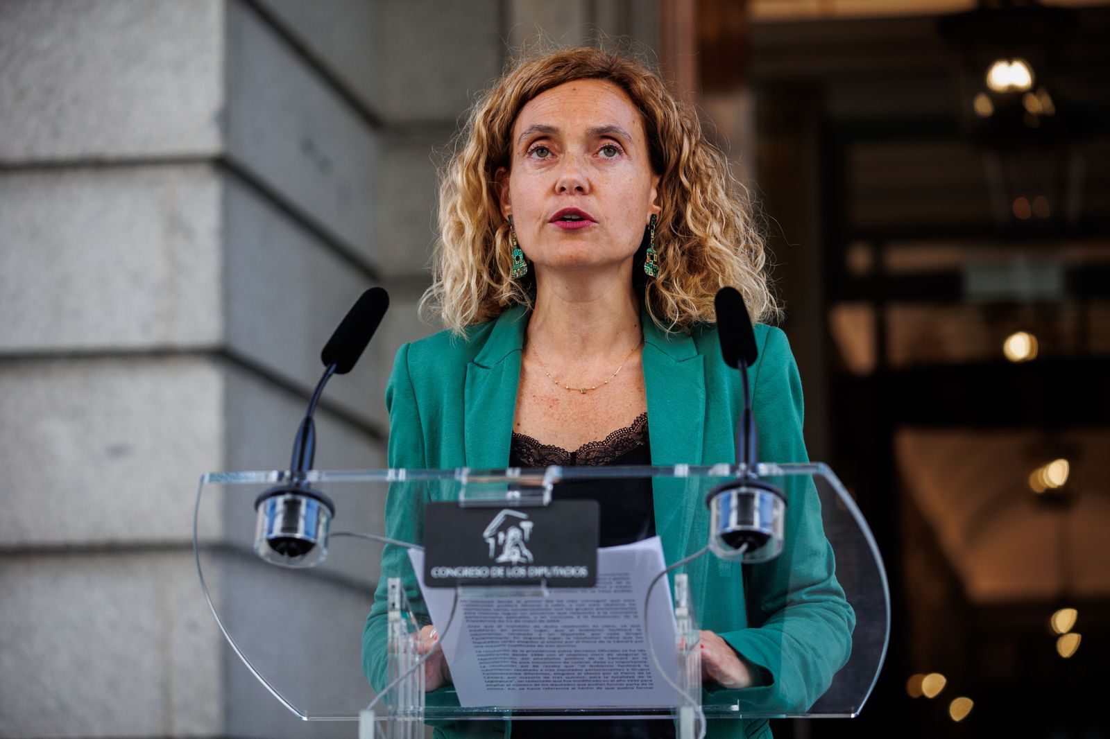 La presidenta del Congreso, Meritxell Batet