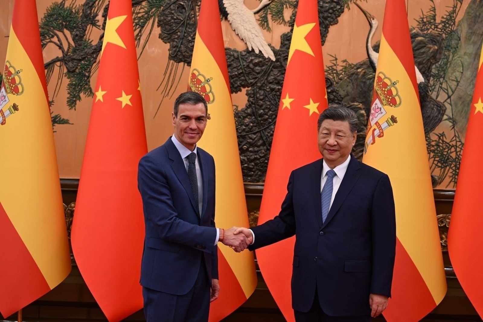 Sánchez y Xi Jinping coinciden en que los dos países están “en el lado correcto de la historia”