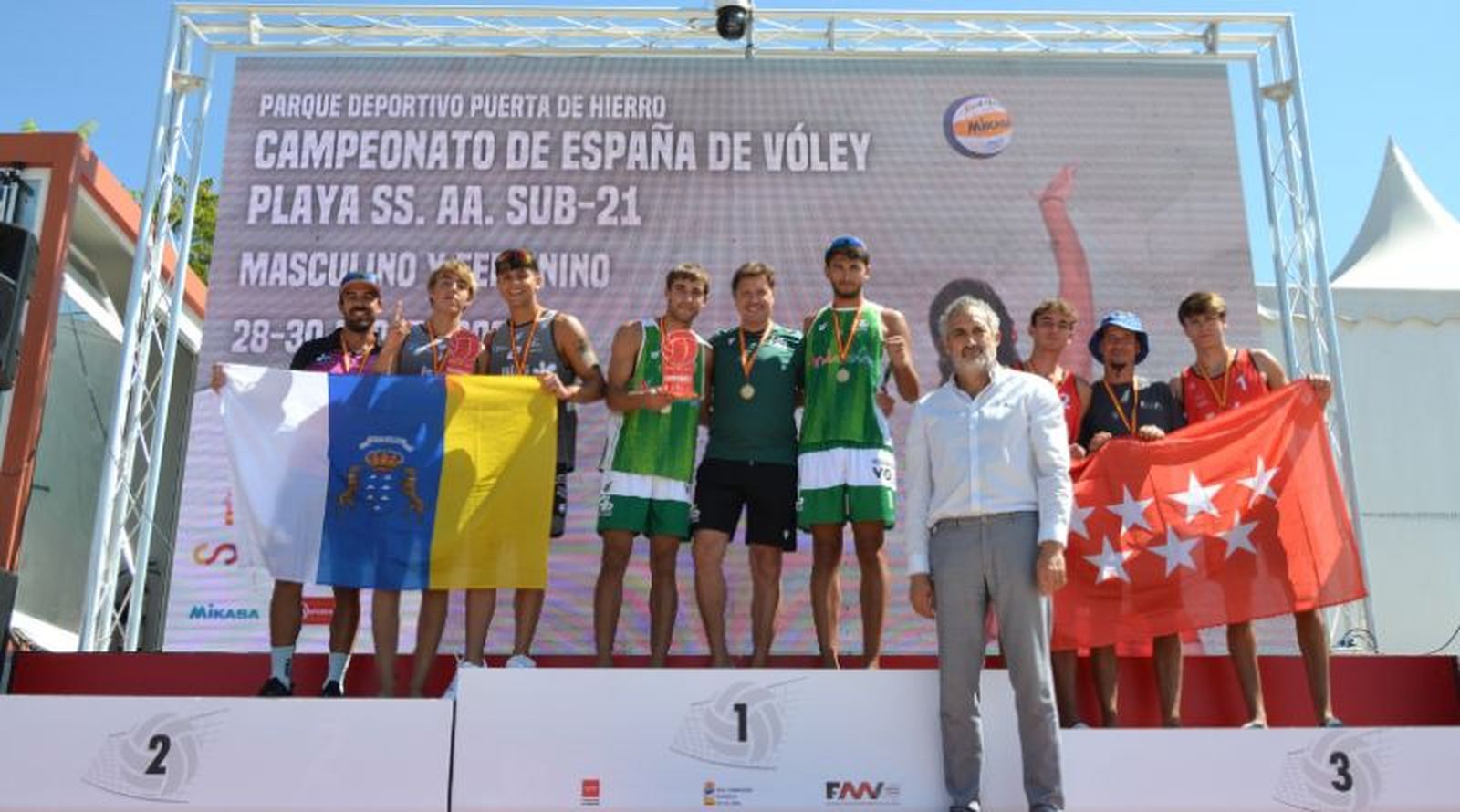 Podio del Nacional sub'21