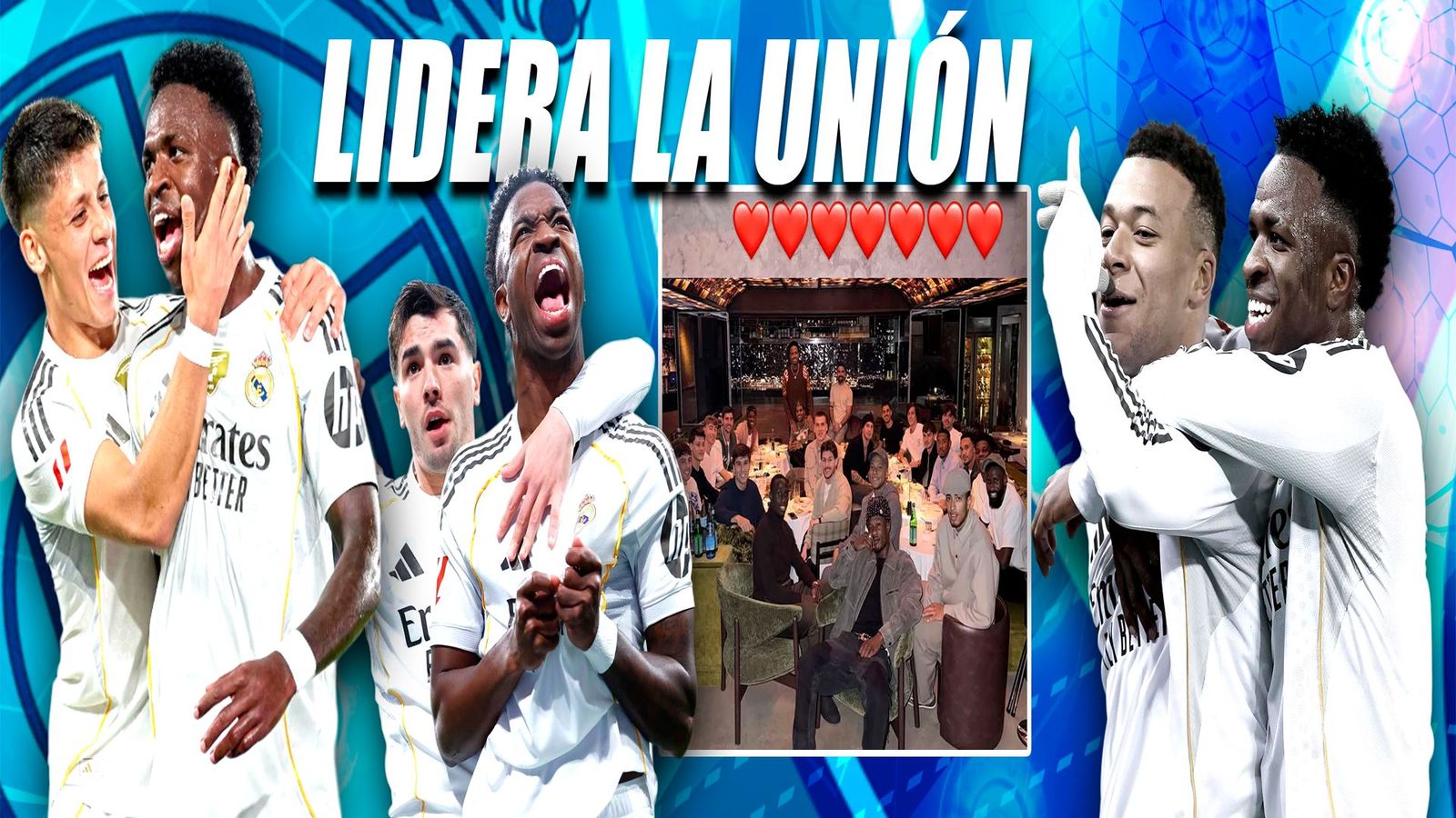 Vinicius paga la cena de la conjura del Real Madrid