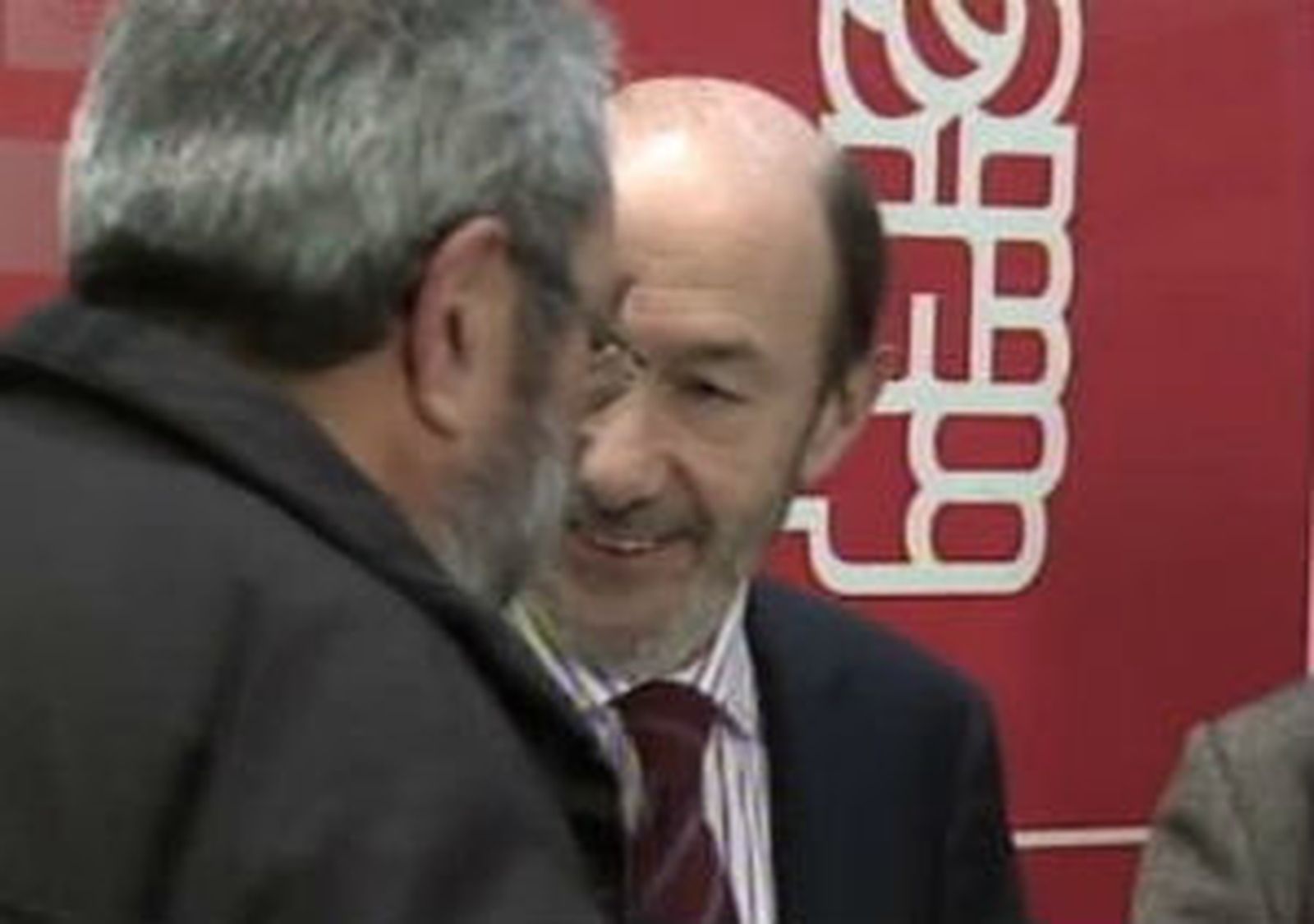 Sindicatos con Rubalcaba