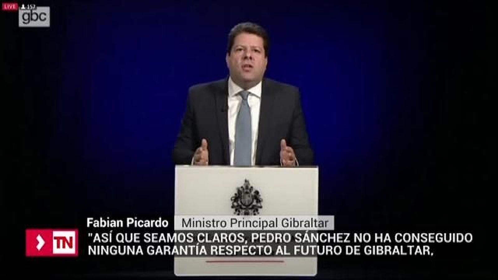 Picardo afirma que el  "Brexit"  no tendrá ningún efecto respecto a la soberanía británica