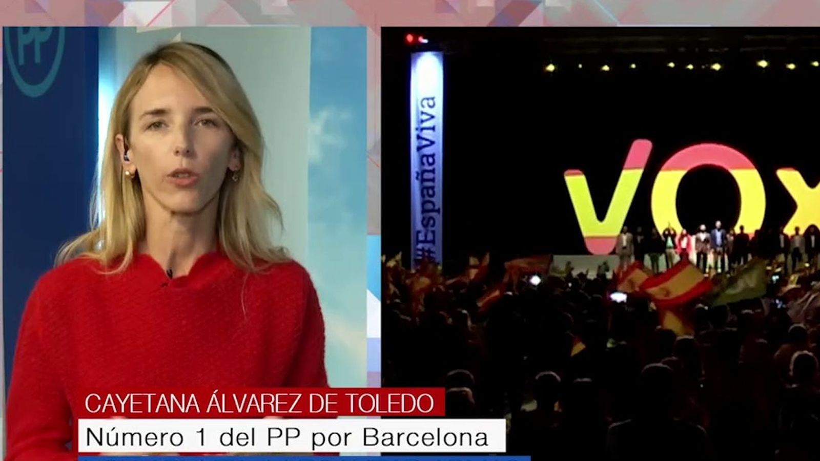 Álvarez de Toledo, sobre Vox: "Queremos reagrupar el voto en unas siglas para impedir que gobierne Sánchez"