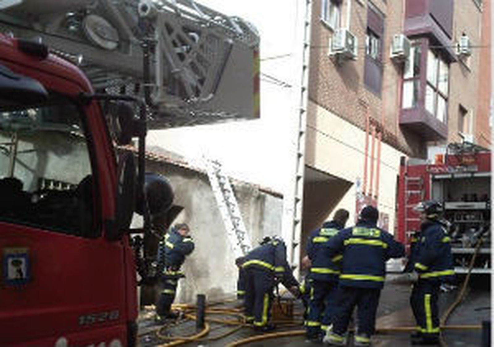 Incendio en Tetuán