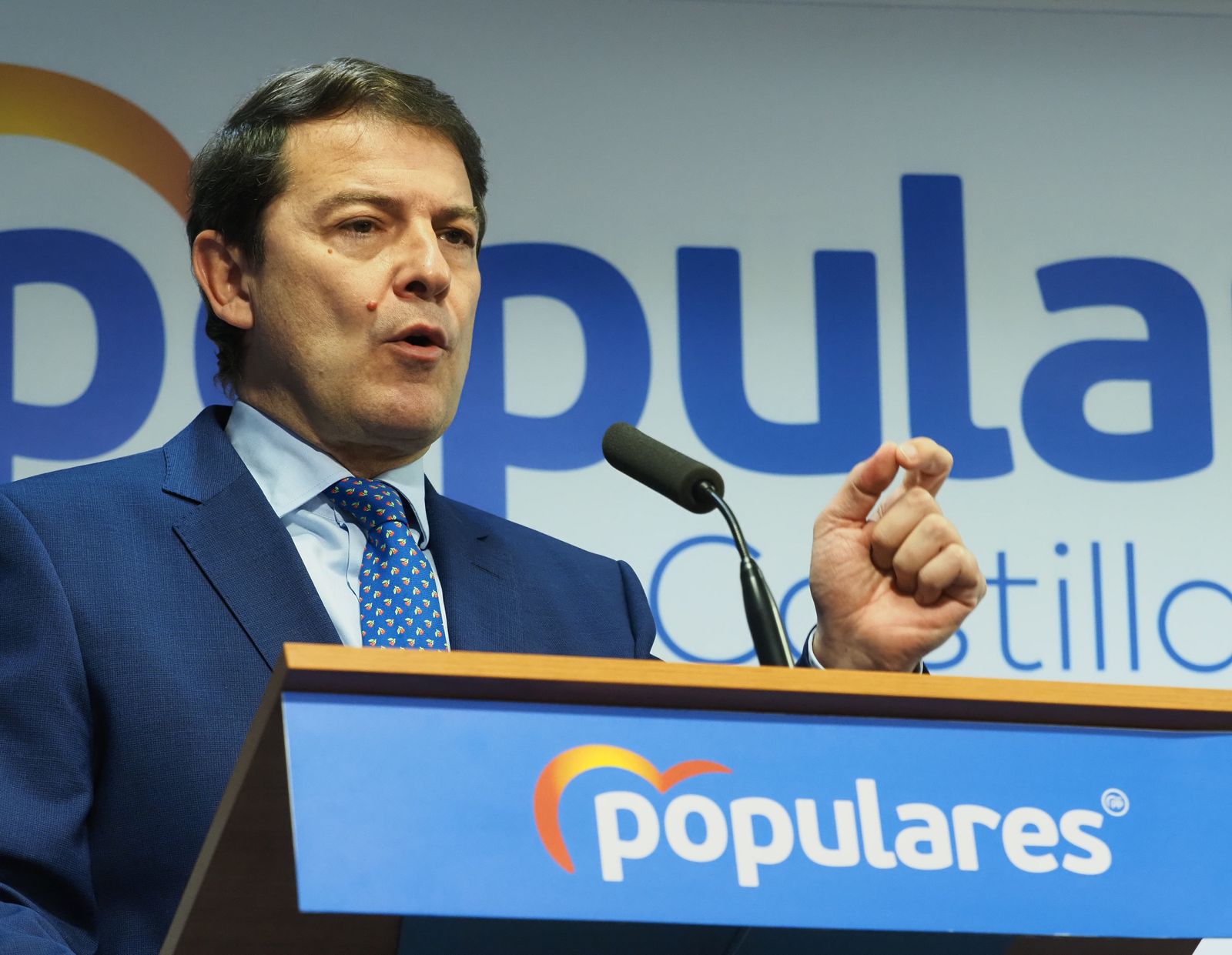 El presidente en funciones de Castilla y León, Alfonso Fernández Mañueco