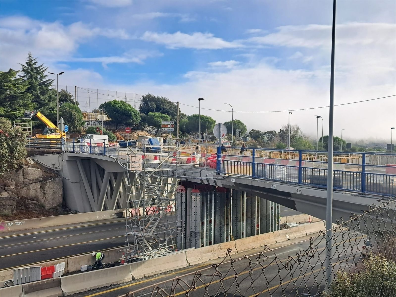Paso superior de la A-6 en Torrelodones