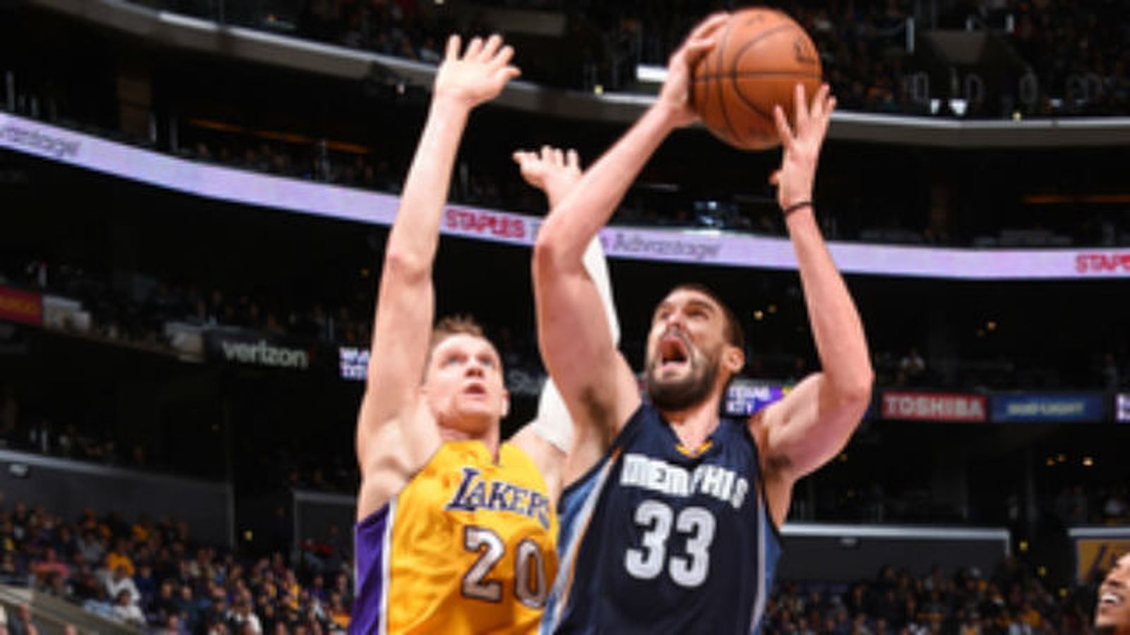 Marc Gasol ante los Lakers