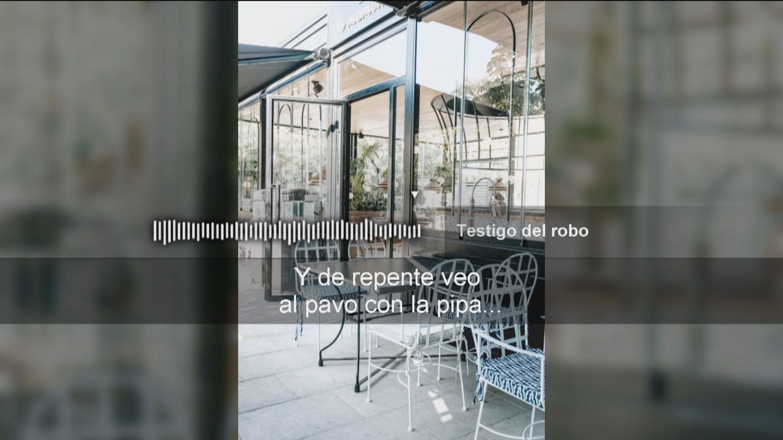 El testimonio de uno de los afectados por el robo de relojes de lujo en un restaurante del Paseo de la Castellana