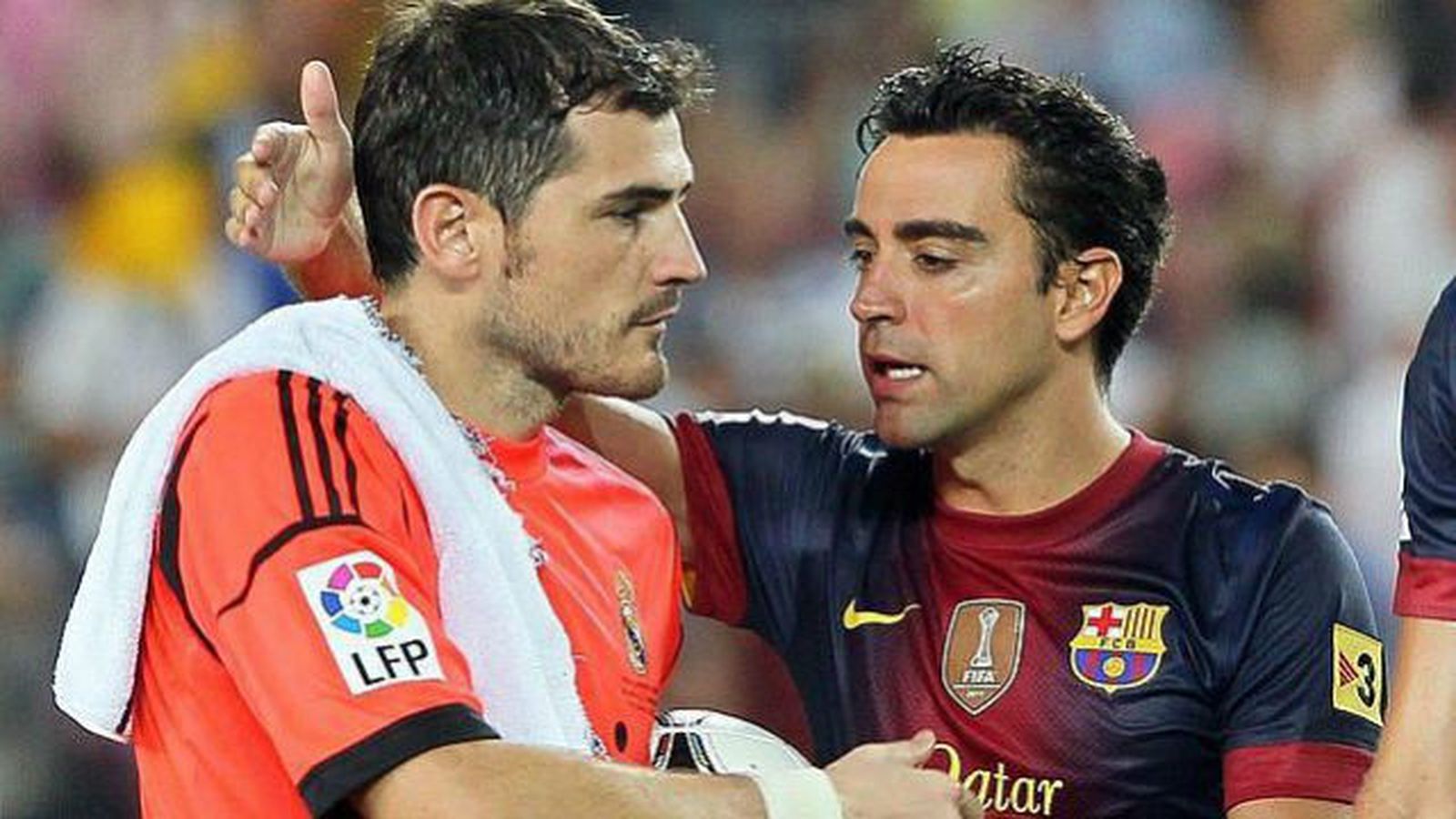 Casillas y Xavi