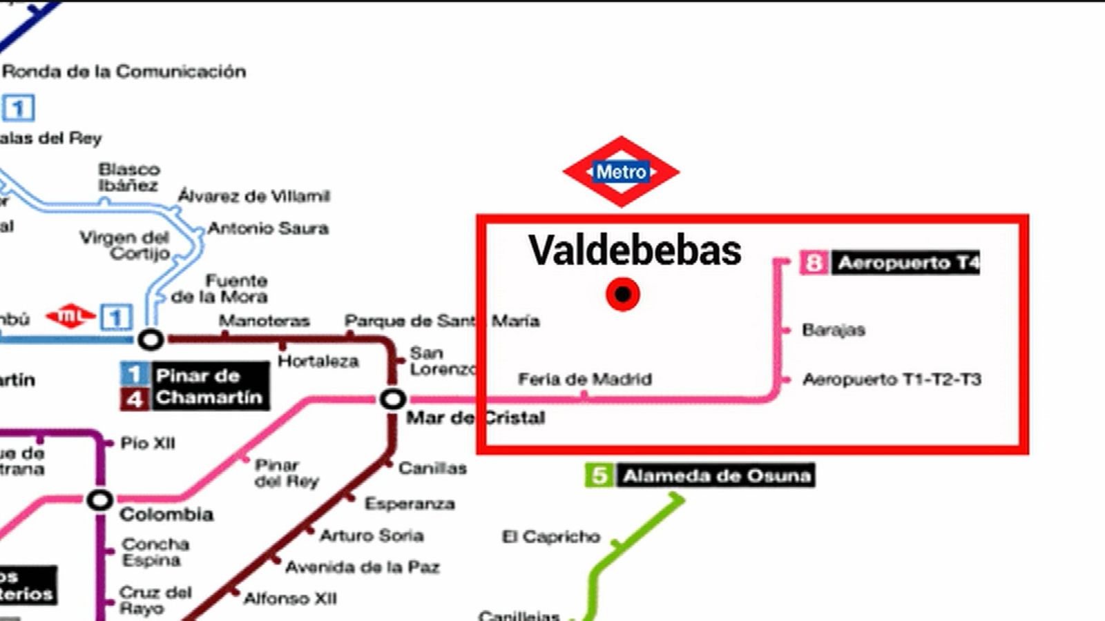 Alegría en Valdebebas por la llegada del metro, aunque toca esperar un poco más para que se haga realidad