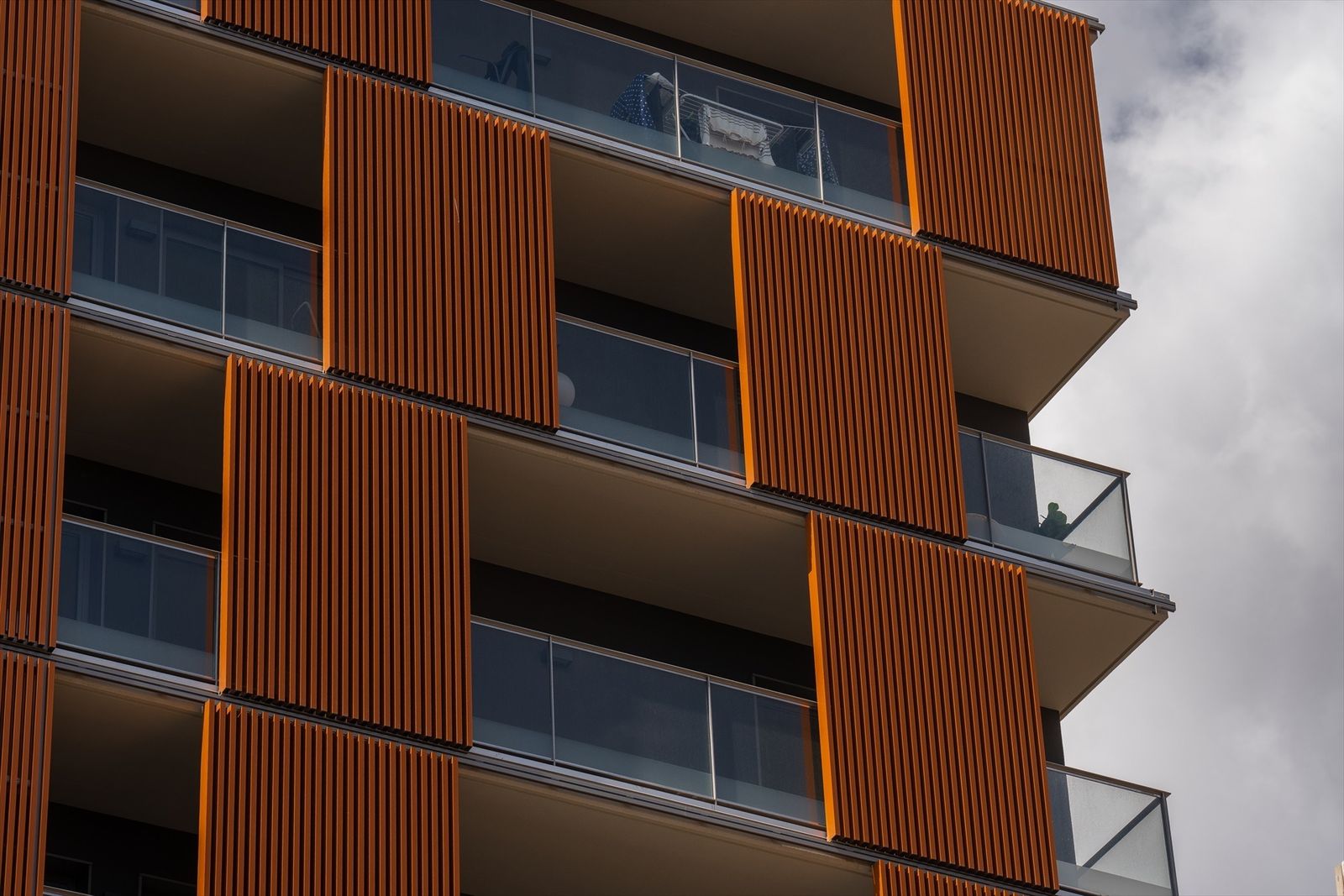 Fachada de un edificio en Barcelona